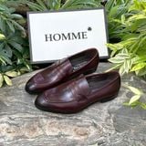  Giày lười Homme Boston - Classic Loafer Italian Leather Dress Shoes 