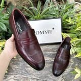  Giày lười Homme Boston - Classic Loafer Italian Leather Dress Shoes 