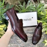  Giày lười Homme Boston - Classic Loafer Italian Leather Dress Shoes 