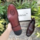  Giày lười Homme Boston - Classic Loafer Italian Leather Dress Shoes 
