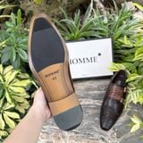  Giày Homme Le Marche 2.0 - Double Buckle Monk Strap Shoes 