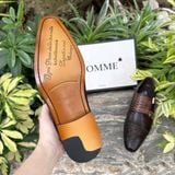  Giày tây Homme Le Marche - Double Buckle Monk Strap Shoes 
