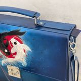  Cặp da điêu khắc Homme Handcrafted-carved Briefcase - version Koinobori Japan 