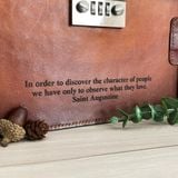  Cặp da điêu khắc Homme Handcrafted-carved Briefcase - version Singapore 