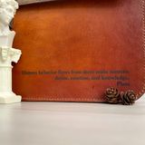  Cặp da điêu khắc Homme Handcrafted-carved Briefcase - version Tower Bridge, London 