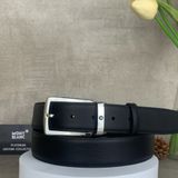  Thắt Lưng Nam Monblanc Trapeze Shiny Stainless Steel Pin Buckle 