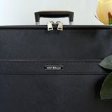  Vali Monblanc Black Nightflight Four-wheel Trolley Suitcase 