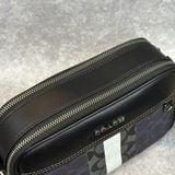  Túi Đeo Chéo Coach Graham Crossbody In Blocked Signature Canvas With Varsity Stripe 