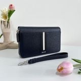  Túi Cầm Tay BALLY  Tinger Wrist Leather Clutch Bag 