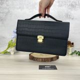  Handbag Cầm Tay Nam MonBlanc Da Westside Cao Cấp 