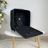  Vali Monblanc Black Nightflight Four-wheel Trolley Suitcase 