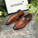  Giày Lười Homme Cannington - Penny Loafer Italian Leather Dress Shoes 