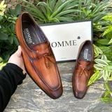  Giày Lười Homme Cannington - Penny Loafer Italian Leather Dress Shoes 