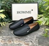  Giày lười Homme Piacenza - Square Toe Leather Loafer 
