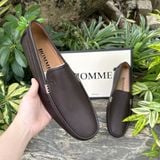  Giày lười Homme Piacenza - Square Toe Leather Loafer 