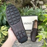  Giày lười Homme Piacenza - Square Toe Leather Loafer 