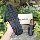 Giày lười Homme Piacenza - Square Toe Leather Loafer 