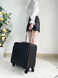  Vali Monblanc Black Nightflight Four-wheel Trolley Suitcase 