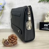  Clutch Cầm Tay Nam MonBlanc Da Mềm Khoá Kéo Cao Cấp 