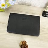  Clutch Cầm Tay Nam MonBlanc Da Mềm Khoá Kéo Cao Cấp 
