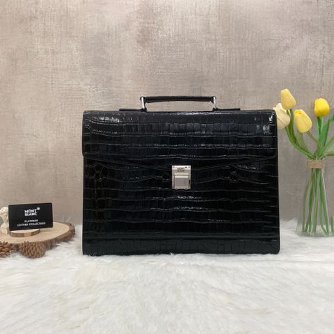  Cặp da cầm tay MonBlanc Selection Gusset Briefcase 