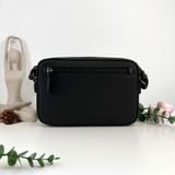  Túi Đeo Chéo Bally Unisex Saffiano Leather Crossbody Bag Logo 