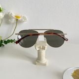  Kính mát Lacoste Grey Pilot Unisex Sunglasses 