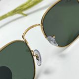  Mắt kính mát RAY-BAN Unisex Green Square Sunglasses 