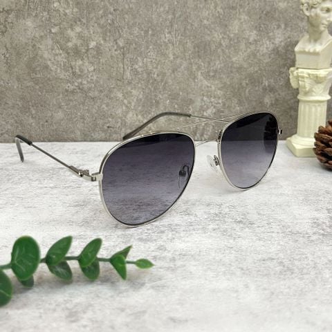  Kính mát CALVIN KLEIN Grey Gradient Pilot Unisex Sunglasses 