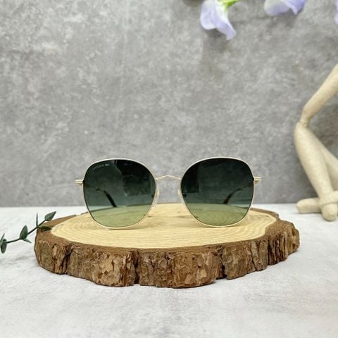  Mắt Kính Lacoste Green Gradient Oval Ladies Sunglasses Cao Cấp 