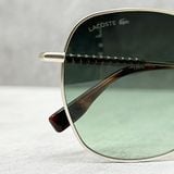  Mắt Kính Lacoste Green Gradient Oval Ladies Sunglasses Cao Cấp 