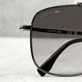  Kính Nam Lacoste Grey Rectangular Men's Sunglasses Cao Cấp 