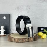 Thắt lưng Monblanc Contemporary Reversible Black/Brown Leather Belt 