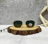  Mắt Kính Ray-Ban Grey Chromance Irregular Unisex Sunglasses Cao Cấp 
