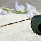  Mắt Kính Ray-Ban Grey Chromance Irregular Unisex Sunglasses Cao Cấp 