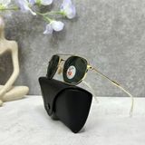  Mắt Kính Ray-Ban Grey Chromance Irregular Unisex Sunglasses Cao Cấp 