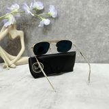  Mắt Kính Ray-Ban Grey Chromance Irregular Unisex Sunglasses Cao Cấp 