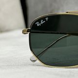  Mắt Kính Ray-Ban Grey Chromance Irregular Unisex Sunglasses Cao Cấp 