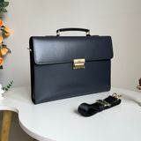  Cặp da MonBlanc Smooth Grain Leather Briefcase 