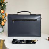  Cặp da MonBlanc Smooth Grain Leather Briefcase 