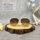  Mắt Kính Calvin Klein Brown Gradient Pilot Unisex Sunglasses 