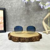  Mắt Kính Ray-Ban Round Flat Lenses Light Blue Gradient Unisex Sunglasses 