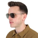  Mắt Kính Nam Lacoste Grey Pilot Unisex Sunglasses 