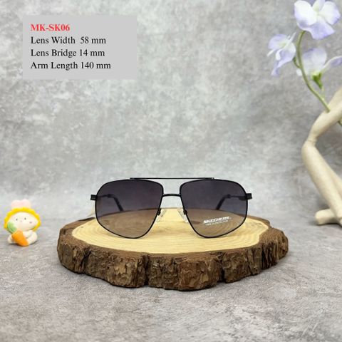 Kính Mát Skechers Smoke Gradient Pilot Men's Sunglasses Cao Cấp 