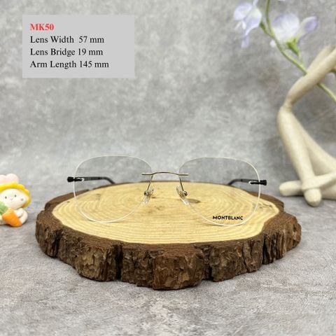  Mắt Kính MontBlanc Demo Oval Men's Eyeglasses Cao Cấp 