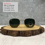  Kính Mát Ray-Ban Hexagonal Flat Lenses Green Classic G-15 Unisex Sunglasses 