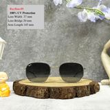  Kính Mát Nam Ray-Ban Gray Irregular Unisex Sunglasses Cao Cấp 