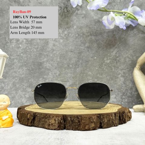  Kính Mát Nam Ray-Ban Gray Irregular Unisex Sunglasses Cao Cấp 