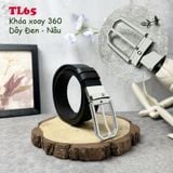  Thắt Lưng Cao Cấp Montblanc Black/Brown Reversible 35mm Genuine Leather Belt 