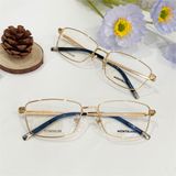  Mắt kính Mon.blanc MB0135O Gold Prescription Glasses 